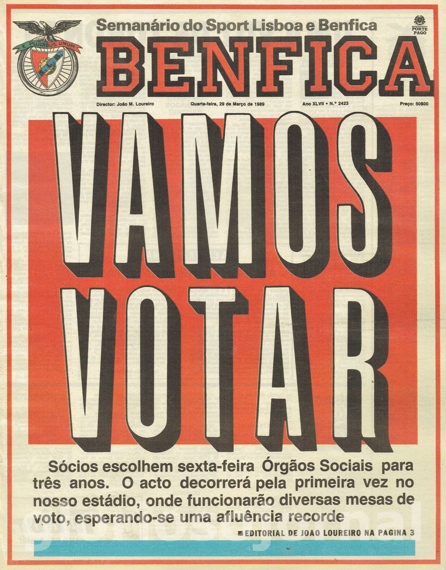 jornal o benfica 2423 1989-03-29